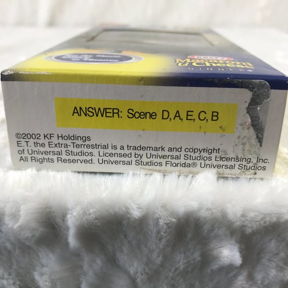 Vintage E.T. bendable figure toy 2002 Kraft macaroni & cheese collectible - Picture 6 of 6